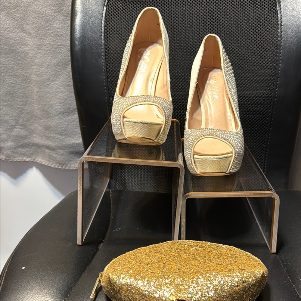 DIVA Lounge Gold Glamour heels
